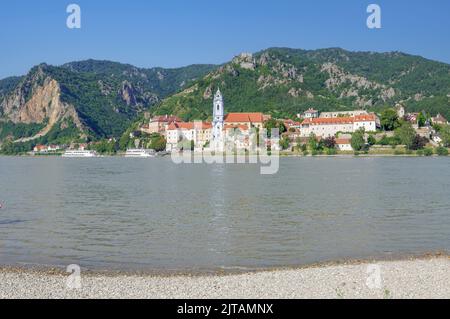 Dürnstein an der Donau, Wachau, Niederösterreich Stockfoto