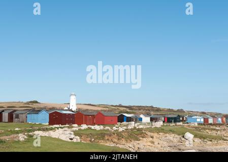 Old Lower Lighthouse in Portland, Dorset Stockfoto