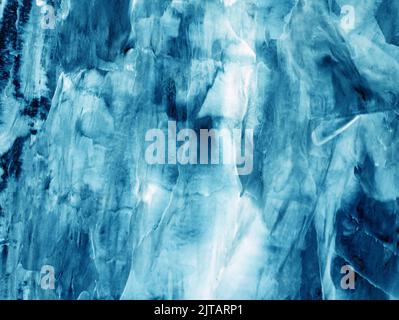 Blau gestaltete Grunge-Textur. Abstraktes Aquarell, türkisfarbener Hintergrund. Bemalte Textur, Aquarelloberfläche, helle Aqua-Tinte auf Papier. Vintage schmutzig A Stockfoto