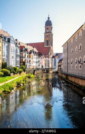 Kirche in Amberg in der Oberpfalz, Bayern, Deutschland Stockfoto
