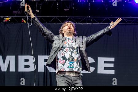 Southsea Common. Großbritannien, 28. August 2022. Embrace beim Victorious Festival 2022. Southsea Common. 28. August 2022. Kredit: Alamy Live Nachrichten/Charlie Raven Stockfoto