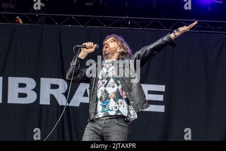 Southsea Common. Großbritannien, 28. August 2022. Embrace beim Victorious Festival 2022. Southsea Common. 28. August 2022. Kredit: Alamy Live Nachrichten/Charlie Raven Stockfoto