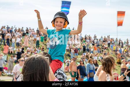 Southsea Common. Großbritannien, 28. August 2022. Atmosphäre beim Victorious Festival 2022. Southsea Common. 28. August 2022. Kredit: Alamy Live Nachrichten/Charlie Raven Stockfoto