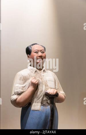 Musterstatue des Vorsitzenden mao tse tung Oriental Museum Durham University. Grafschaft Durham, Großbritannien Stockfoto