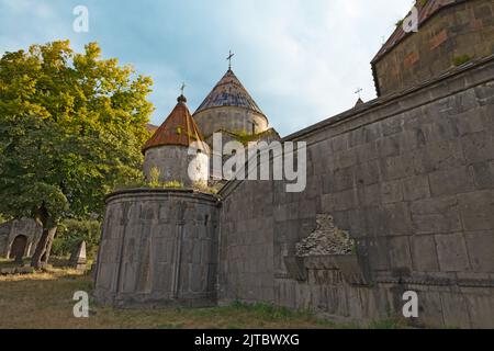 Sanahin Kloster Komplex bei Sonnenuntergang, im Sommer, Alaverdi, Lori Region, Armenien Stockfoto