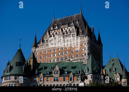 Chateau Frontenac Hotel, Quebec City, Quebec, Kanada. Stockfoto