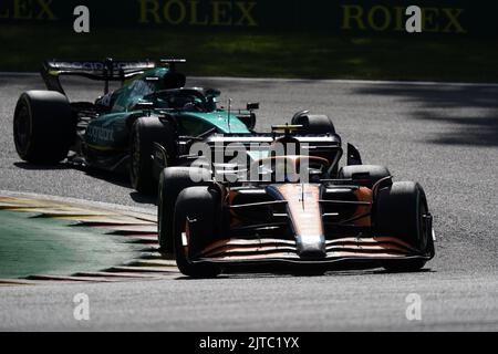 Lando Norris (GBR) McLaren MCL36 Stockfoto