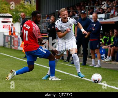 DAGENHAM ENGLAND - AUGUST 29 : während des National League-Spiels zwischen Dagenham und Redbridge gegen Bromley in der Victoria Road, Dagenham am 29.. August Stockfoto