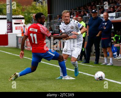 DAGENHAM ENGLAND - AUGUST 29 : während des National League-Spiels zwischen Dagenham und Redbridge gegen Bromley in der Victoria Road, Dagenham am 29.. August Stockfoto