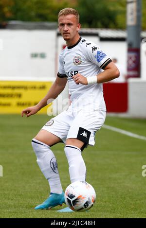 DAGENHAM ENGLAND - AUGUST 29 : während des National League-Spiels zwischen Dagenham und Redbridge gegen Bromley in der Victoria Road, Dagenham am 29.. August Stockfoto