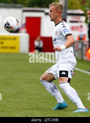 DAGENHAM ENGLAND - AUGUST 29 : während des National League-Spiels zwischen Dagenham und Redbridge gegen Bromley in der Victoria Road, Dagenham am 29.. August Stockfoto