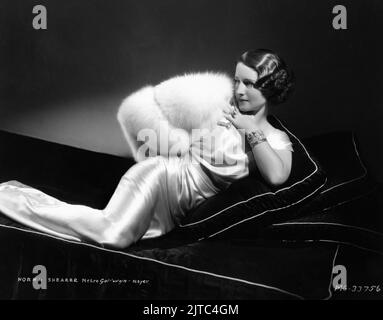 NORMA SHEARER 1934 Porträt von GEORGE HURRELL Werbung für Metro Goldwyn Mayer Stockfoto