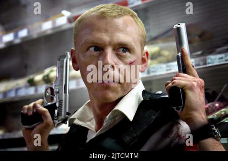 SIMON PEGG, HOT FUZZ, 2007 Stockfoto