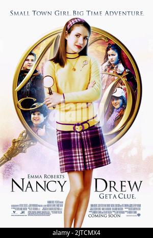 EMMA ROBERTS POSTER, Nancy Drew: DAS GEHEIMNIS IN HOLLYWOOD HILLS, 2007 Stockfoto