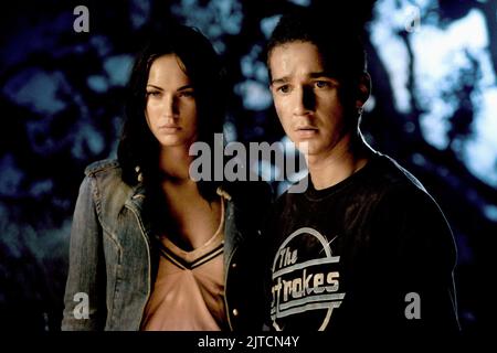 MEGAN FOX, SHIA LABEOUF, Transformatoren, 2007 Stockfoto