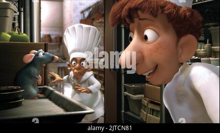 REMY, SKINNER, LINGUINI, RATATOUILLE, 2007 Stockfoto