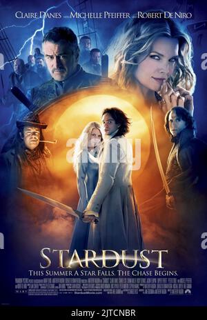 ROBERT DE NIRO, Claire Danes, Charlie Cox, Michelle Pfeiffer, Plakat, STARDUST, 2007 Stockfoto