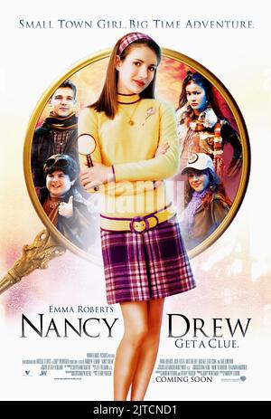 EMMA ROBERTS POSTER, Nancy Drew: DAS GEHEIMNIS IN HOLLYWOOD HILLS, 2007 Stockfoto