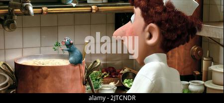 REMY, LINGUINI, RATATOUILLE, 2007 Stockfoto