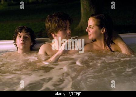 JESSE EISENBERG, Jason Ritter, EVA AMURRI, AUSBILDUNG VON CHARLIE BANKEN, 2007 Stockfoto