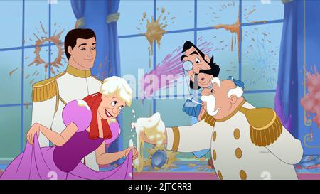 PRINCE CHARMING, Anastasia, DER GROSSHERZOG, DER KÖNIG, cinderella 3: eine Wendung in die Zeit, 2007 Stockfoto