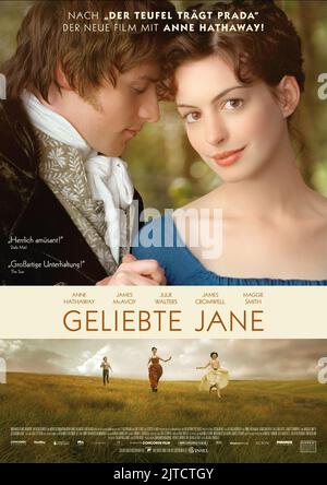 JAMES MCAVOY, ANNE HATHAWAY, BECOMING JANE, 2007 Stockfoto