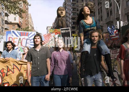 JIM STURGESS, EVAN RACHEL WOOD, Joe Anderson, QUER DURCH DAS UNIVERSUM, 2007 Stockfoto