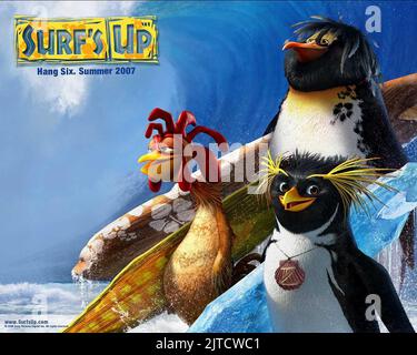 CHICKEN JOE, CODY MAVERICK, GEEK, SURF'S UP, 2007 Stockfoto