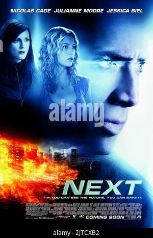 JULIANNE MOORE, Jessica Biel, NICOLAS CAGE, Plakat, nächsten, 2007 Stockfoto