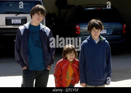 JOHNNY SIMMONS, Jimmy Bennett, Graham Phillips, Evan Almighty, 2007 Stockfoto