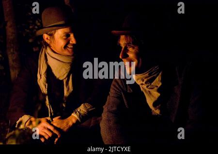 JEREMY RENNER, SAM ROCKWELL, die Ermordung von Jesse James durch den FEIGLING ROBERT FORD, 2007 Stockfoto