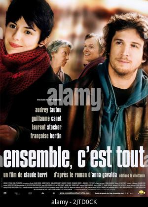 AUDREY TAUTOU, FRANCOISE BERTIN, LAURENT STOCKER, Guillaume Canet, Plakat, Jagen und Sammeln, 2007 Stockfoto