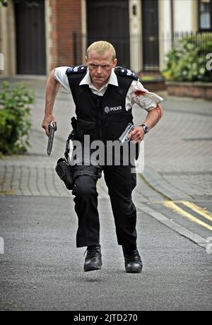 SIMON PEGG, HOT FUZZ, 2007 Stockfoto