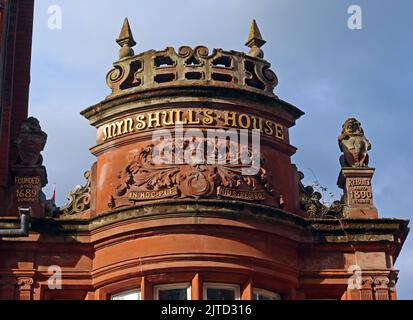 Minshulls House 1689 Rebuild 1890, Cateaton Street, Manchester, England, Großbritannien, M3 1SQ Stockfoto