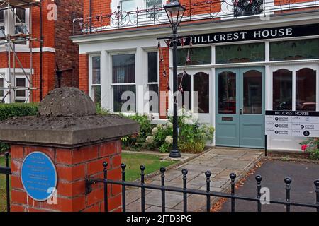 Hillcrest, 1917-1924 Residenz von George Formby, London Road, Stockton Heath, Warrington, Cheshire, ENGLAND, GROSSBRITANNIEN, WA4 6LG Stockfoto