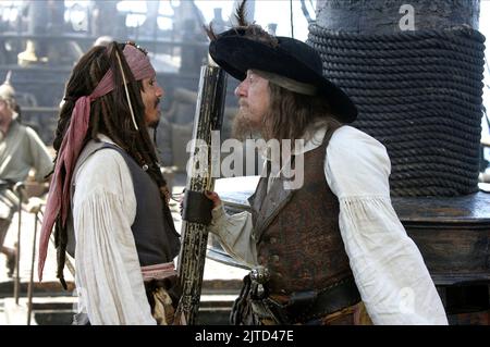 DEPP, RUSH, PIRATEN DER KARIBIK: AM ENDE DER WELT, 2007 Stockfoto