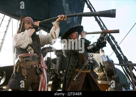 DEPP, RUSH, PIRATEN DER KARIBIK: AM ENDE DER WELT, 2007 Stockfoto