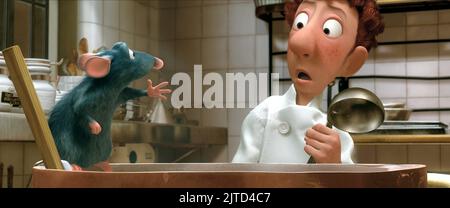 REMY, LINGUINI, RATATOUILLE, 2007 Stockfoto