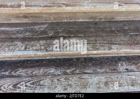 Rustikale alte, zurückgewonnenen Holzwand Stockfoto