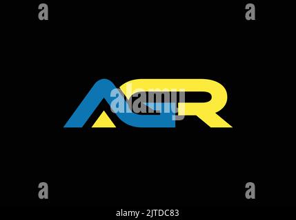 AGR Initial Monogram Letter a g r Logo Design Vektor Vorlage Brief AGR Logo Design Stock Vektor