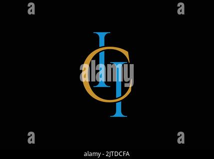 ICI Initial Monogram Letter ICI Logo Design Vektor Vorlage Letter i c i Logo Design Stock Vektor