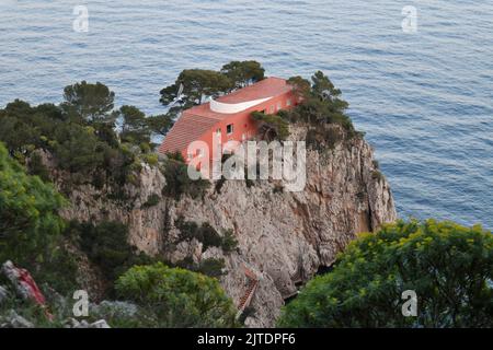 Capri - Villa Malaparte dal sentiero di Pizzolungo Stockfoto
