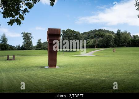 Chillida Leku Ein Museum des baskischen Bildhauers Eduardo Chillida in der Nähe der Stadt San Sebastian. Spanien. Stockfoto