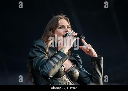 25. Juni 2022: Nightwish treten beim Hellfest Open Air Festival auf Stockfoto