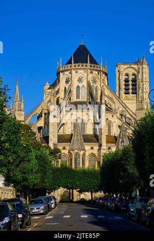 Cher (18), Frankreich, Bourges, Kathedrale St. Etienne, UNESCO-Welterbe Stockfoto
