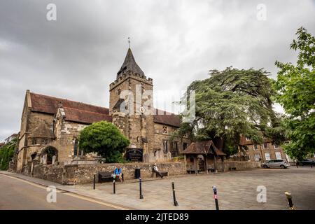 Midhurst, 22. 2022. August: St. Mary Magdalene & St. Denys Church Stockfoto