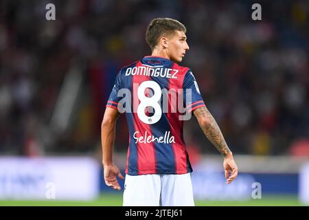 Bologna, Italien. 21. August 2022. Bologna's Nicolas Dominguez Portrait während Bologna FC vs Hellas Verona, italienische Fußballserie A Spiel in Bologna, Italien, August 21 2022 Quelle: Independent Photo Agency/Alamy Live News Stockfoto