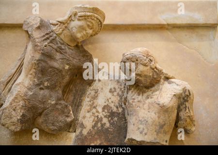 Delphi, Griechenland - 21. Mai 2022: Das archäologische Museum von Delphi auf Griechenland Stockfoto