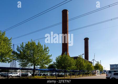 Stillgelegte Kernkraftwerk Brunsbüttel Stockfoto