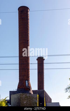 Stillgelegte Kernkraftwerk Brunsbüttel Stockfoto